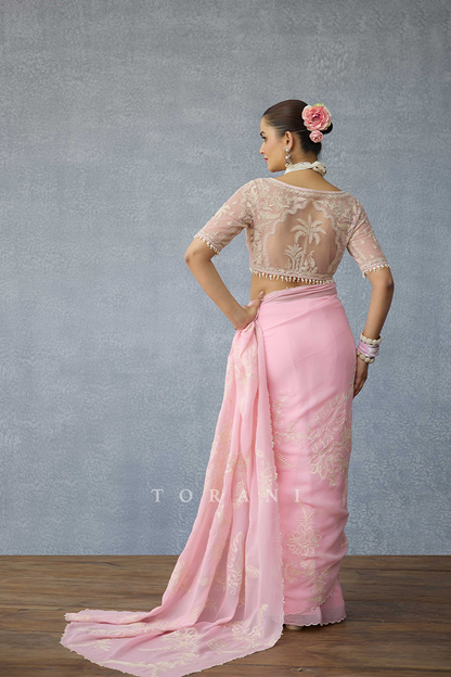 Gulaban Pankhuri Saree