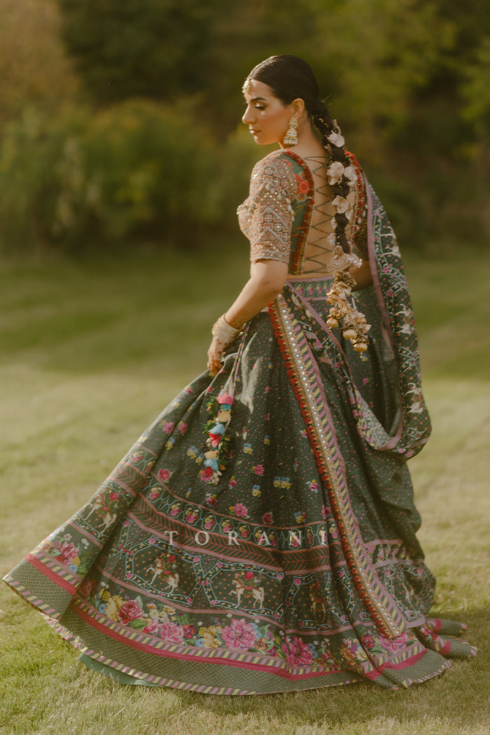 Ramneek Sodhi In Our Custom Sheesham Auroni Gul Saadat Lehenga Set