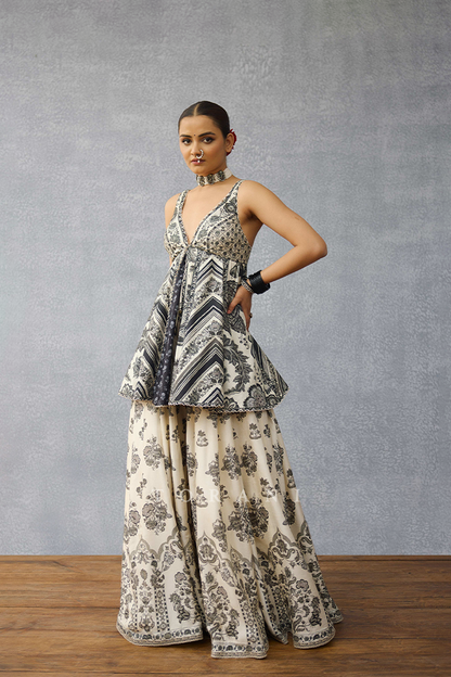 Kalamkari Charu Sharara Set