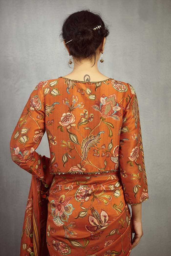 Narangi Chandani Blouse