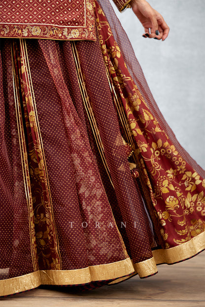 SALE - Gulnar Mehza Sharara Set