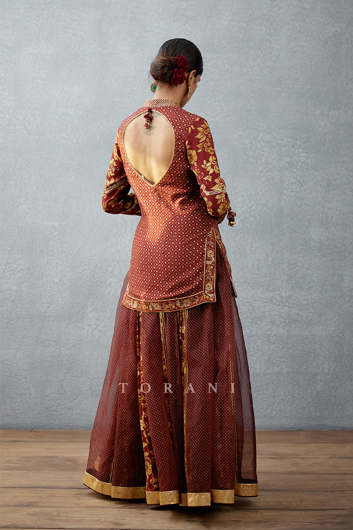 SALE - Gulnar Mehza Sharara Set