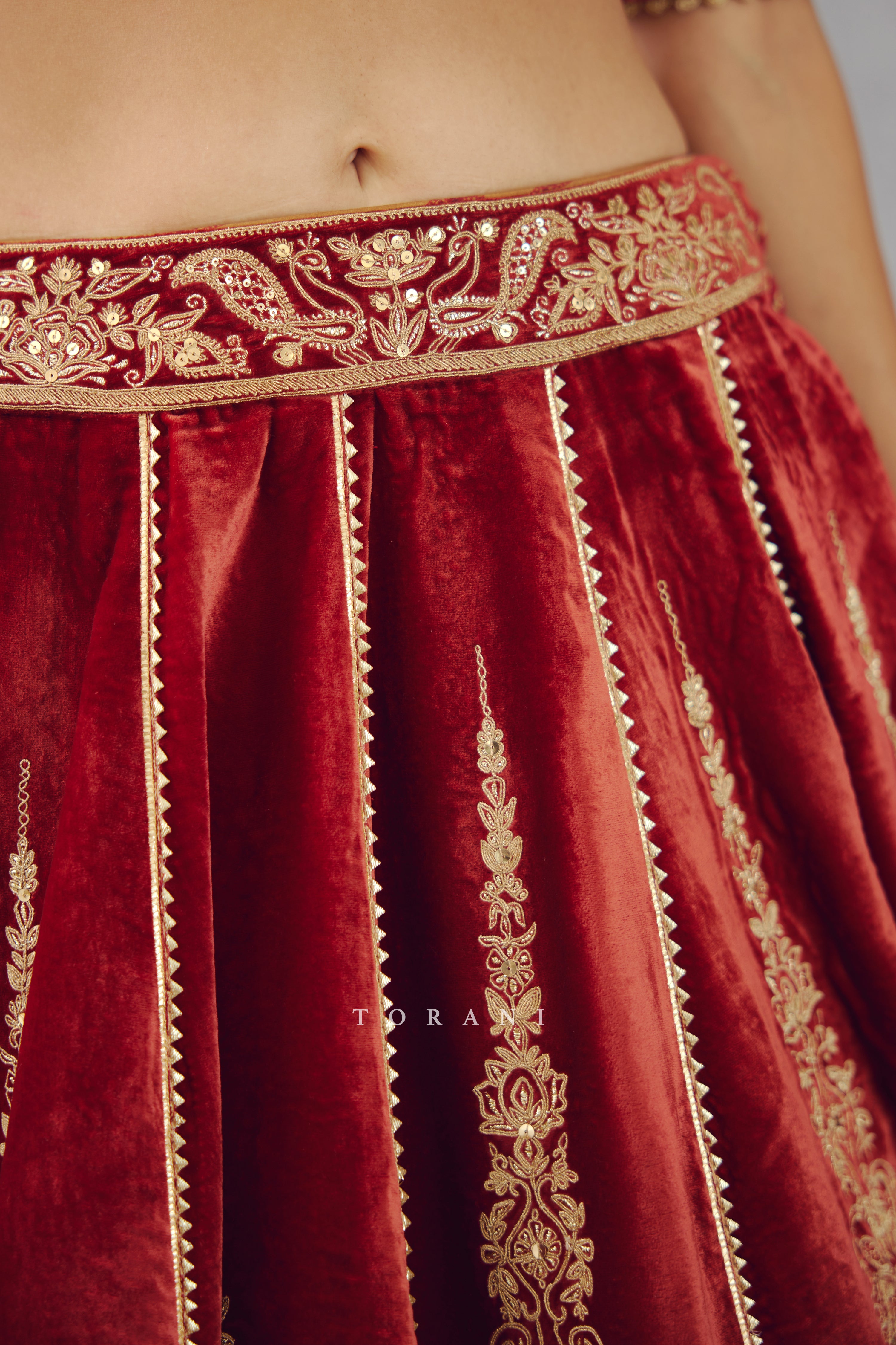 Sindoori Dhwani Lehenga Set