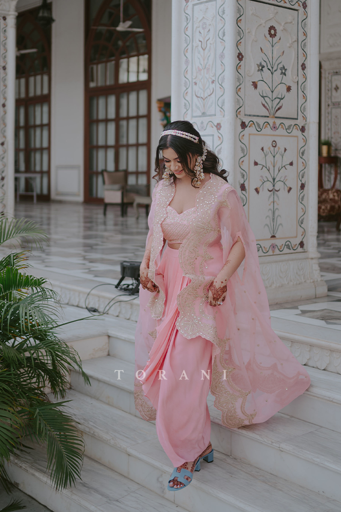 Anumita Verma In Our Gul-Mohar Zuri Cape Set