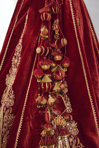 Sindoori Dhwani Lehenga Set