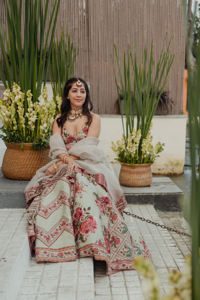 Shruti Bhatia In Our Jaituni Waheeda Lehenga Set