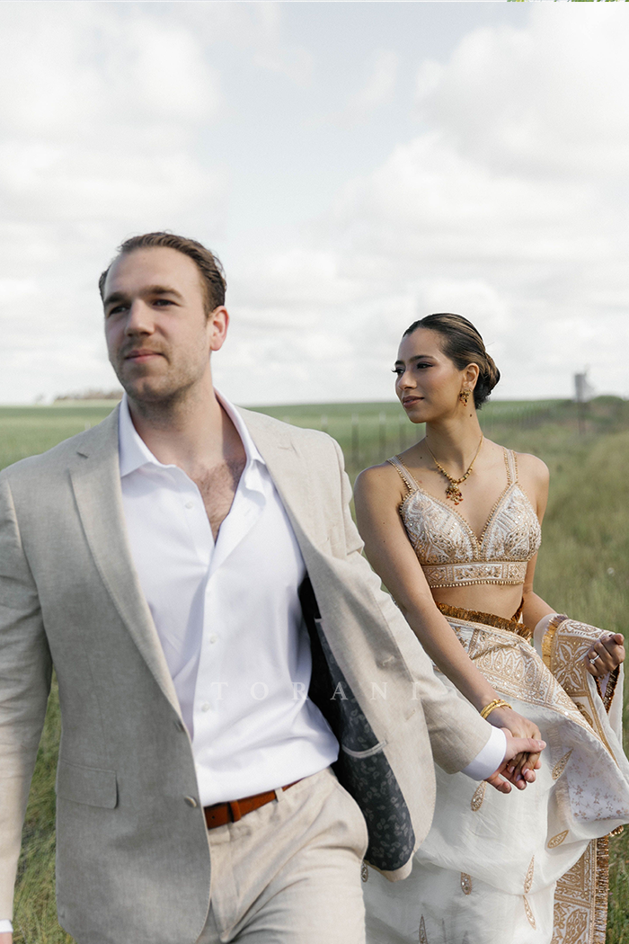 Sareena Merchant In Our Gul-Bano Amruta Idika Saree Set