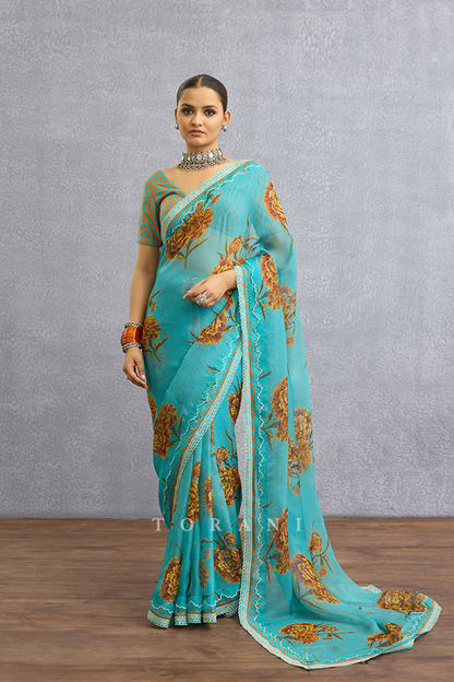 Firoza Raasika Saree