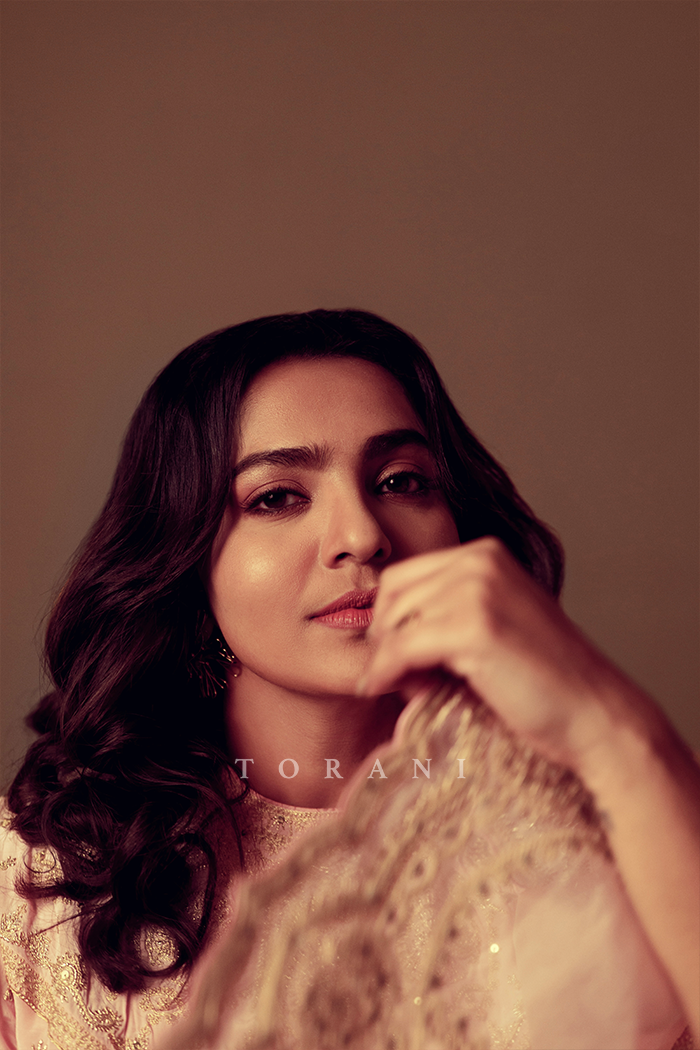 Parvathy Thiruvothu in our Gul-Mohar Urvi Kurta Set