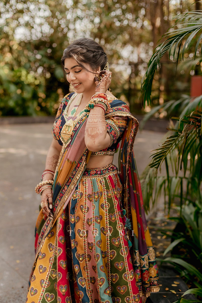 Nikita Gupta in our Dil Rangrez Jiya Lehenga Set