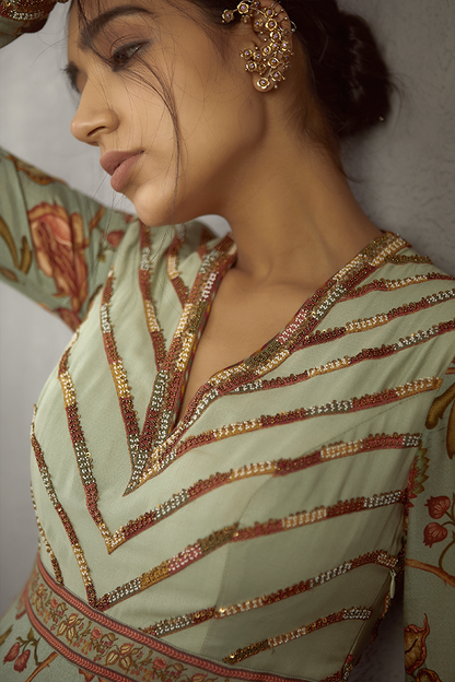 Champa Mastani Anarkali Set