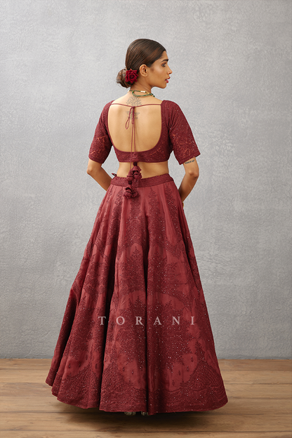 Gulnar Meher Passa Lehenga Set