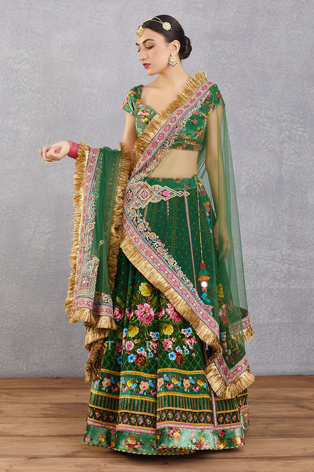 Panna Qurbat Lehenga Set