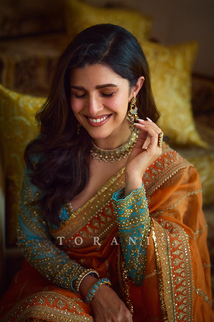 Nimrat Kaur In Our Pukhraj Ramani Saree Set