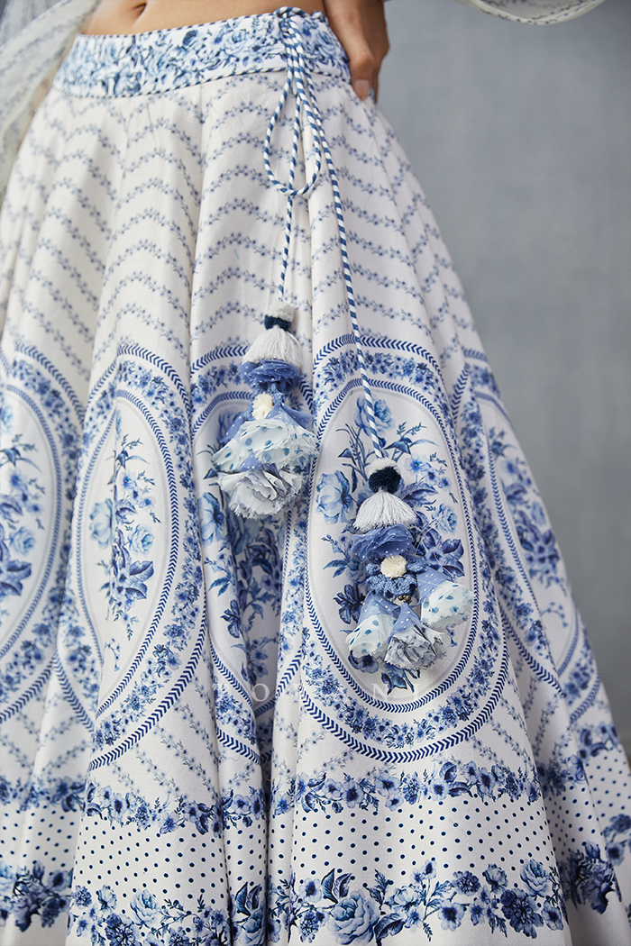 Neeli Gauraiya Poulami Lehenga Set