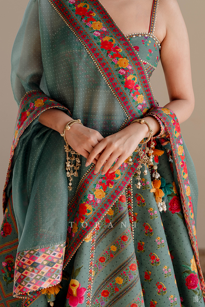 Rashika Gosain  in our Dil Nawaz Zarqa Lehenga Set