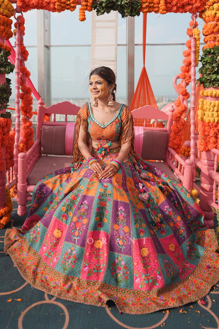 Surbhi Mehta in our Dil Rang Jayera Lehenga Set