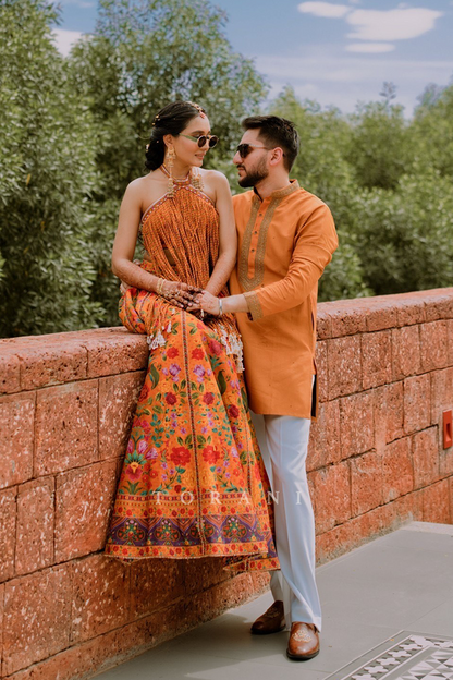 Isha gupta in Our Dil Seher Sejal Lehenga Set