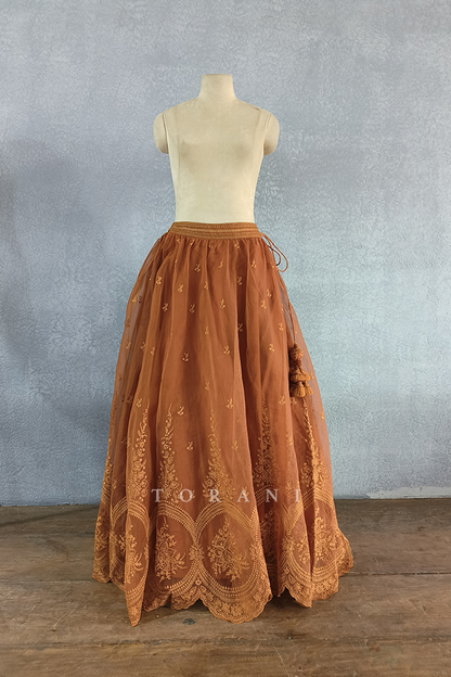 SALE - Naranji Gurleen Lehenga Skirt