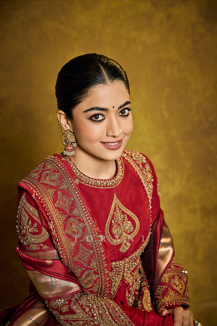 Rashmika Mandanna in our Shamse Arshi Jacket Set