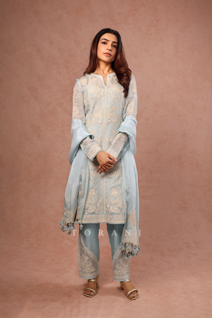 Samantha Ruth Prabhu in our Pushkar Samrina Kurta Set