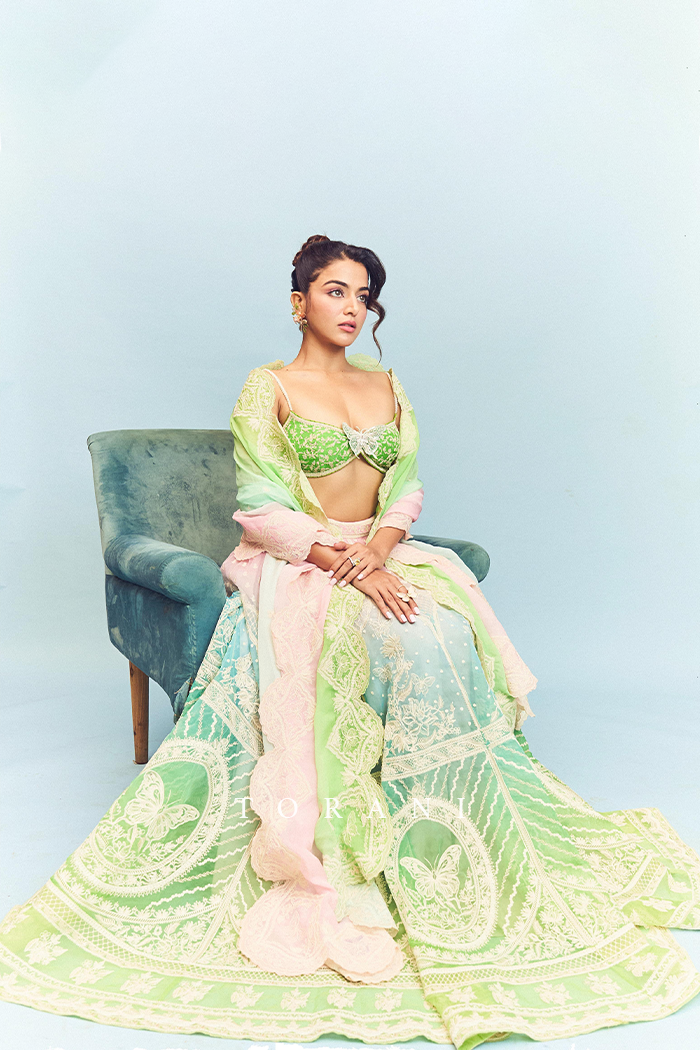 Wamiqa Gabbi in Our Custom Prakriti Ayra Lehenga Set