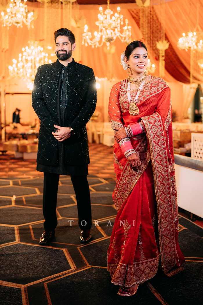 Ankita Singh in our Shamse Mariam Naazia Saree Set