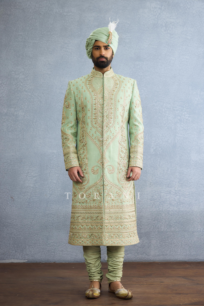 Pushta Raqeeb Sherwani Set