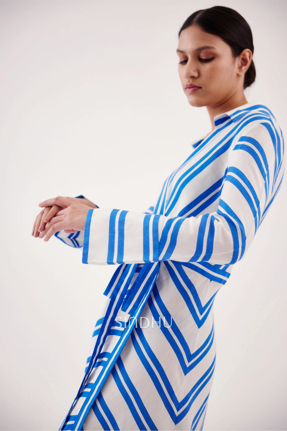 Anis digital printed Wrap Dress