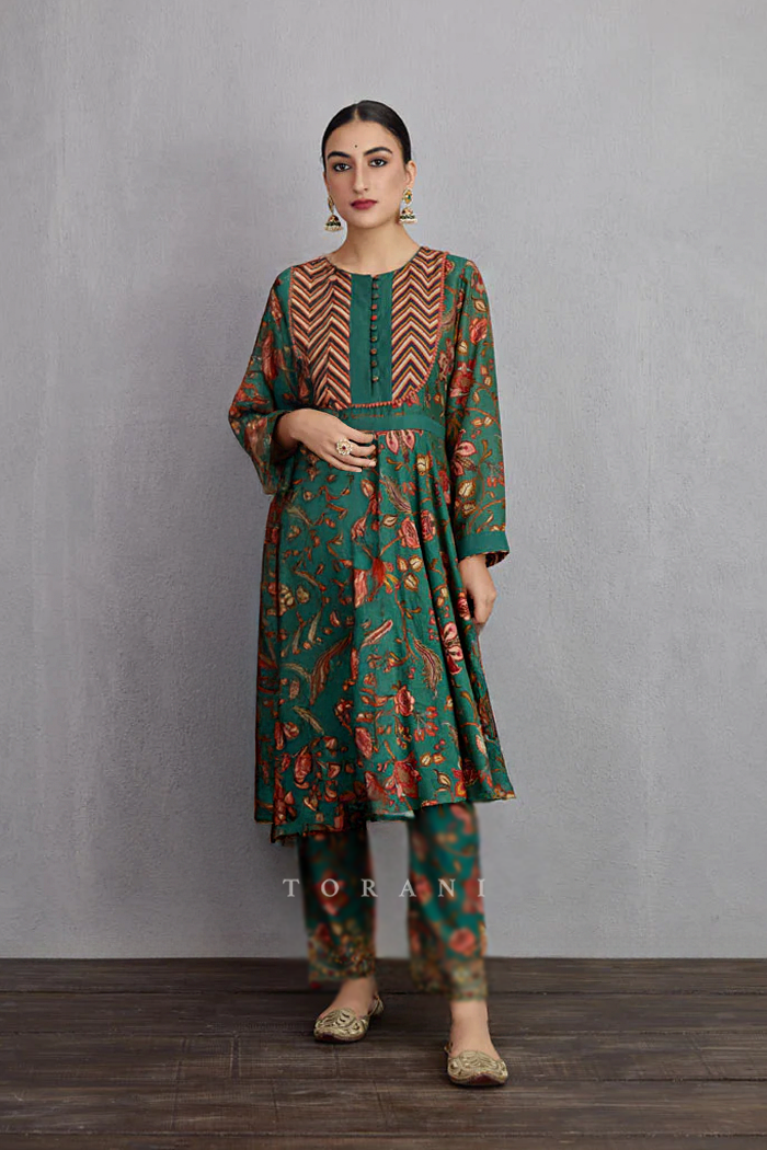 SALE - Sheesham Saba Anarkali Kurta