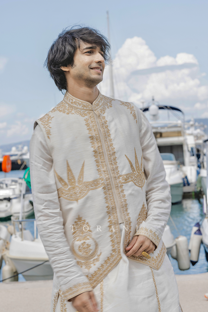Shantanu Maheshwari in our Mogra Abhirath Dhoti Set