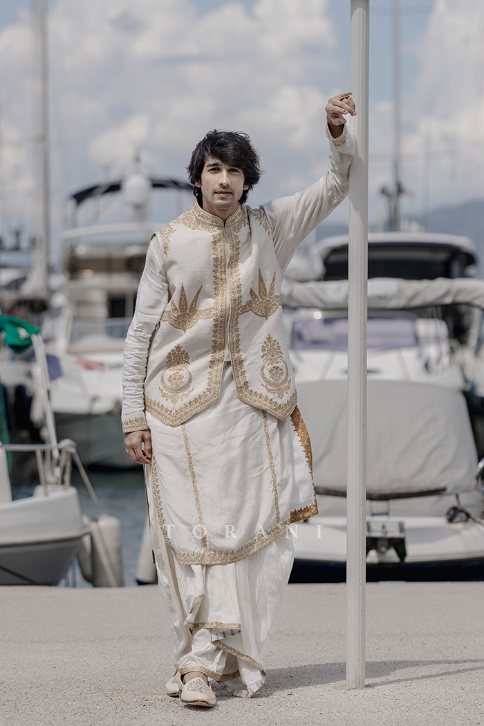 Shantanu Maheshwari in our Mogra Abhirath Dhoti Set