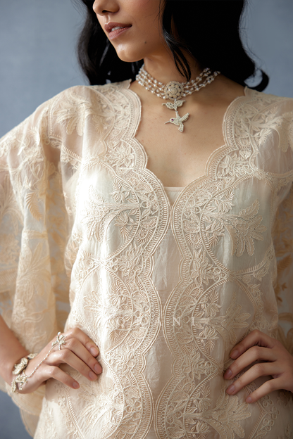 Badami Aqsa Kaftan Set