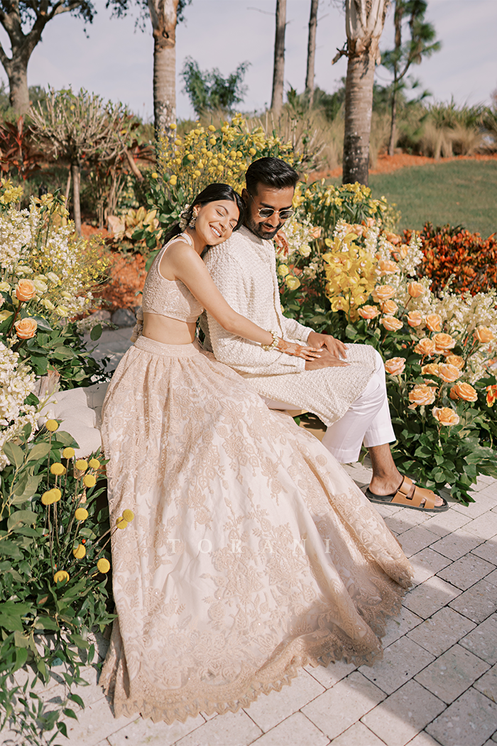 Aastha Sheth In Our Custom Swetah Hansini Lehenga Set