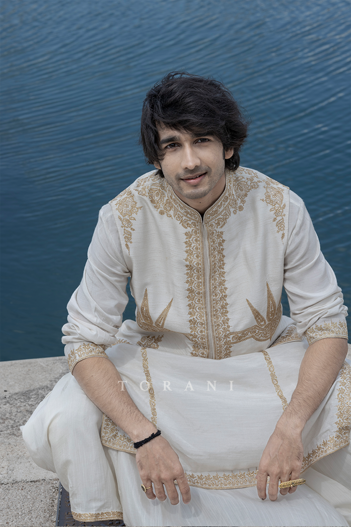 Shantanu Maheshwari in our Mogra Abhirath Dhoti Set