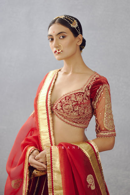 Sindoori Dhwani Blouse