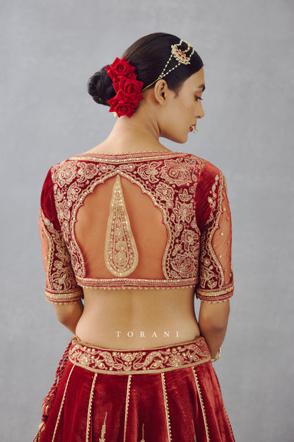 Sindoori Dhwani Lehenga Set