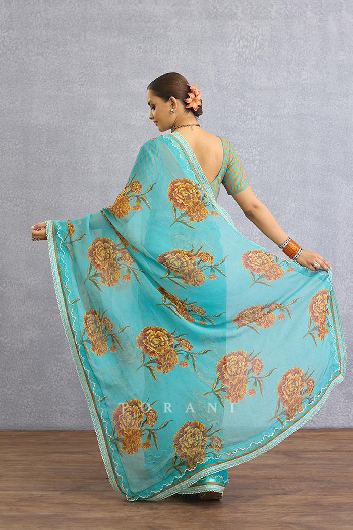 Firoza Raasika Saree