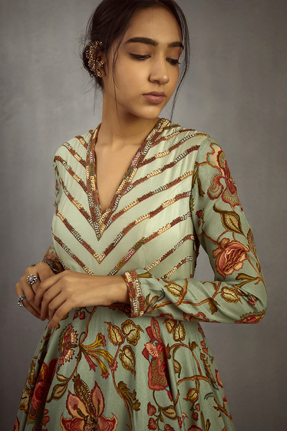 Champa Mastani Anarkali Set