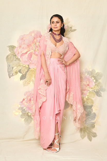 Rasika Dugal in our Gulaban Zuri Cape Set