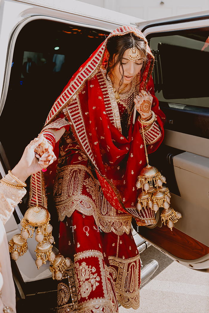 Simran Bhatti In Our Sindoori Meera Sharara Set