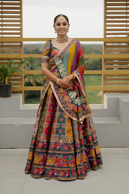 Esha Mahendra Kumar Jain in our Dil Rangrez Jiya Lehenga Set