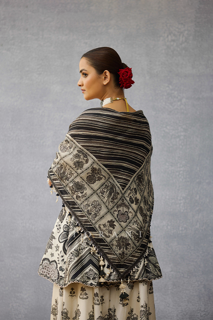 Kalamkari Anura Scarf