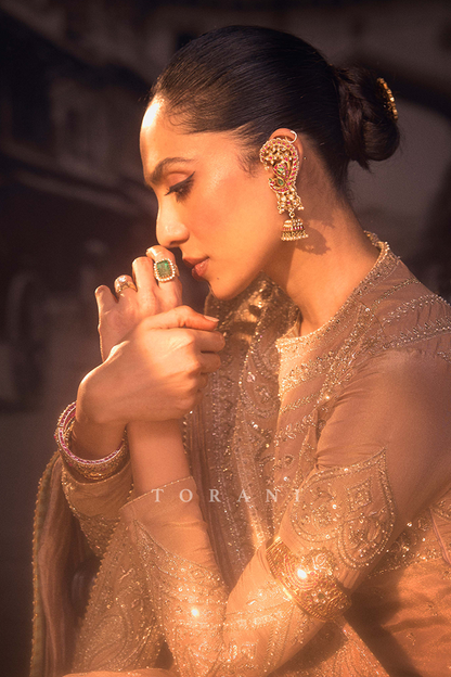 Sobhita Dhulipala in our Talai Jahaanaara Khada Dupatta &amp; Kurta Set