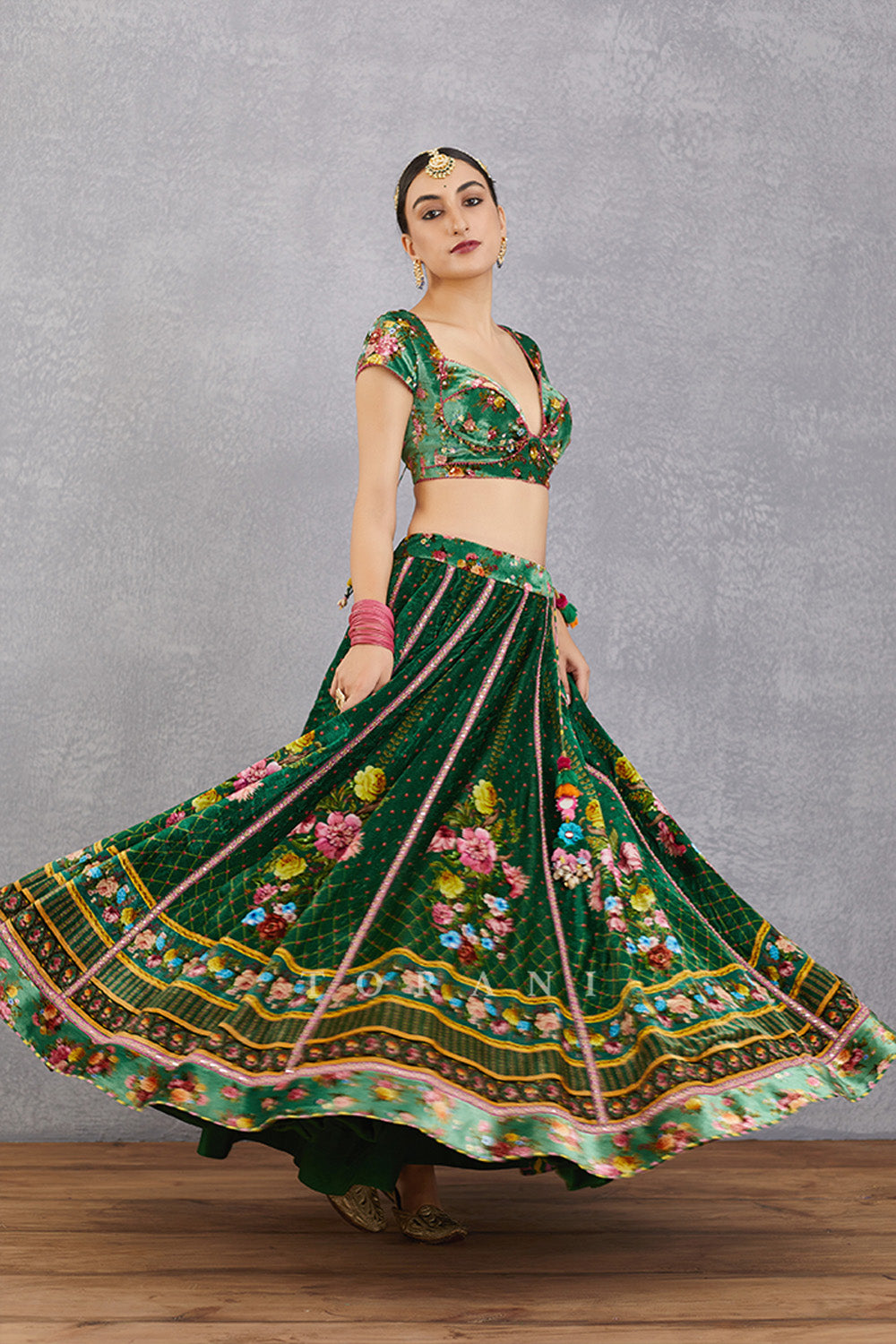 Panna Qurbat Lehenga Set
