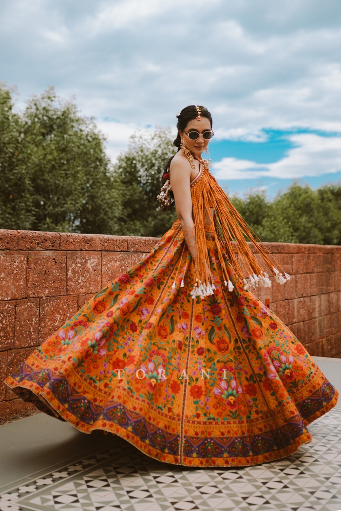 Isha gupta in Our Dil Seher Sejal Lehenga Set