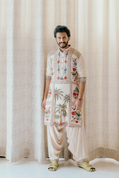 Ruthwik Reddy in our Badami Ashfaq Kurta Set