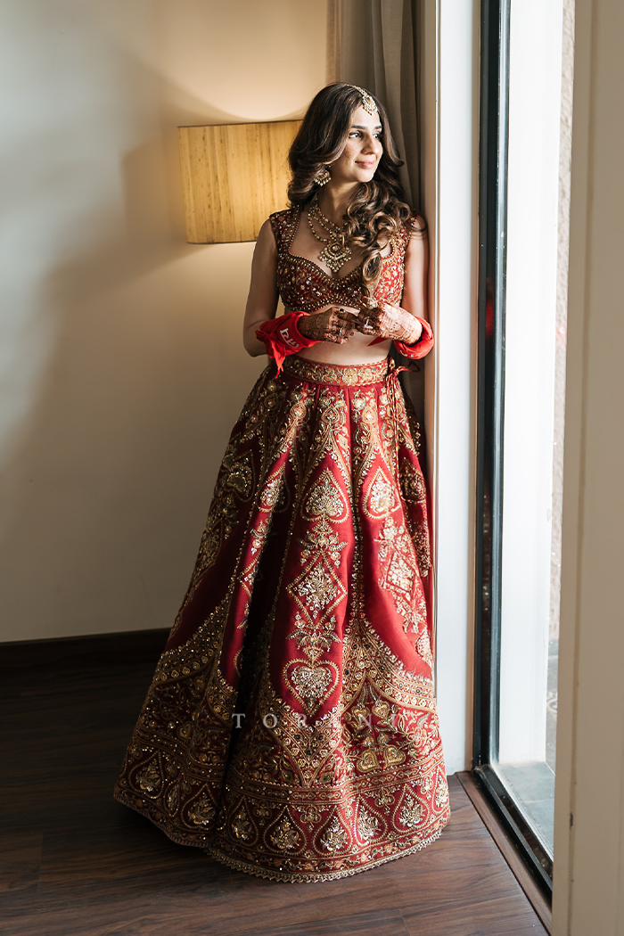 Vidhi Bhatia in our Shamse Humaira Lehenga Set