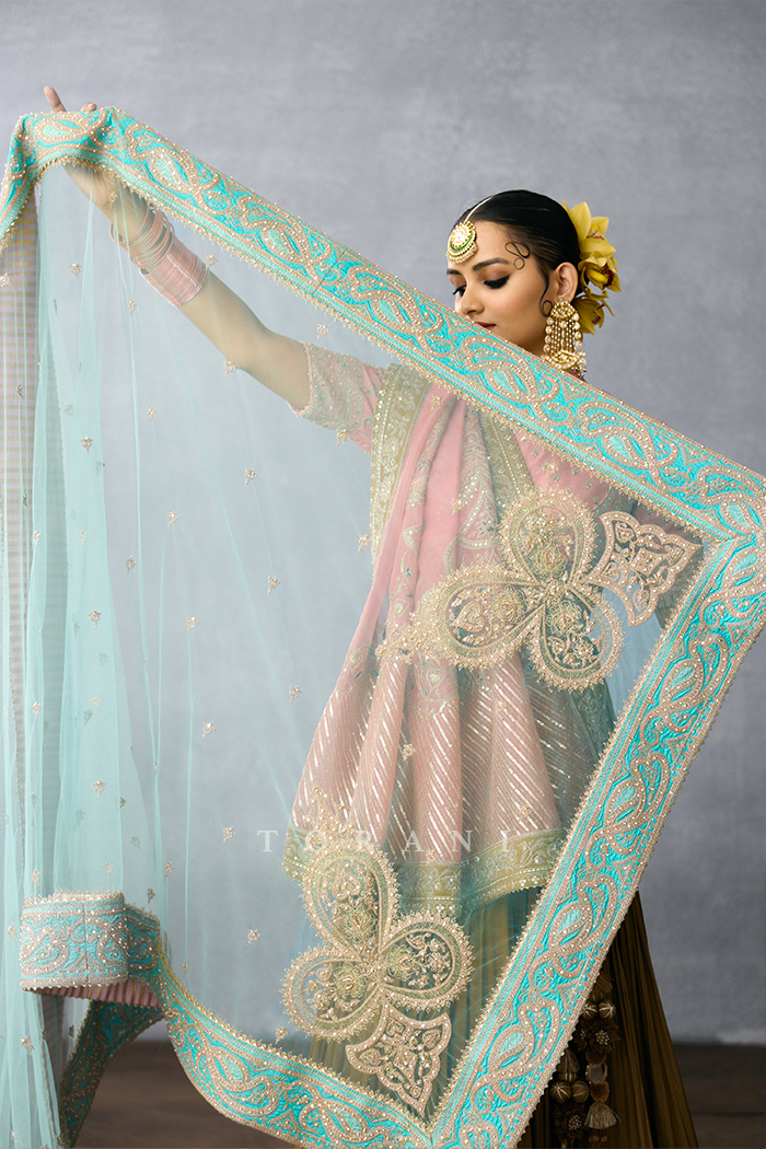 Neer-Rumaani Uddhava Veil Odhni