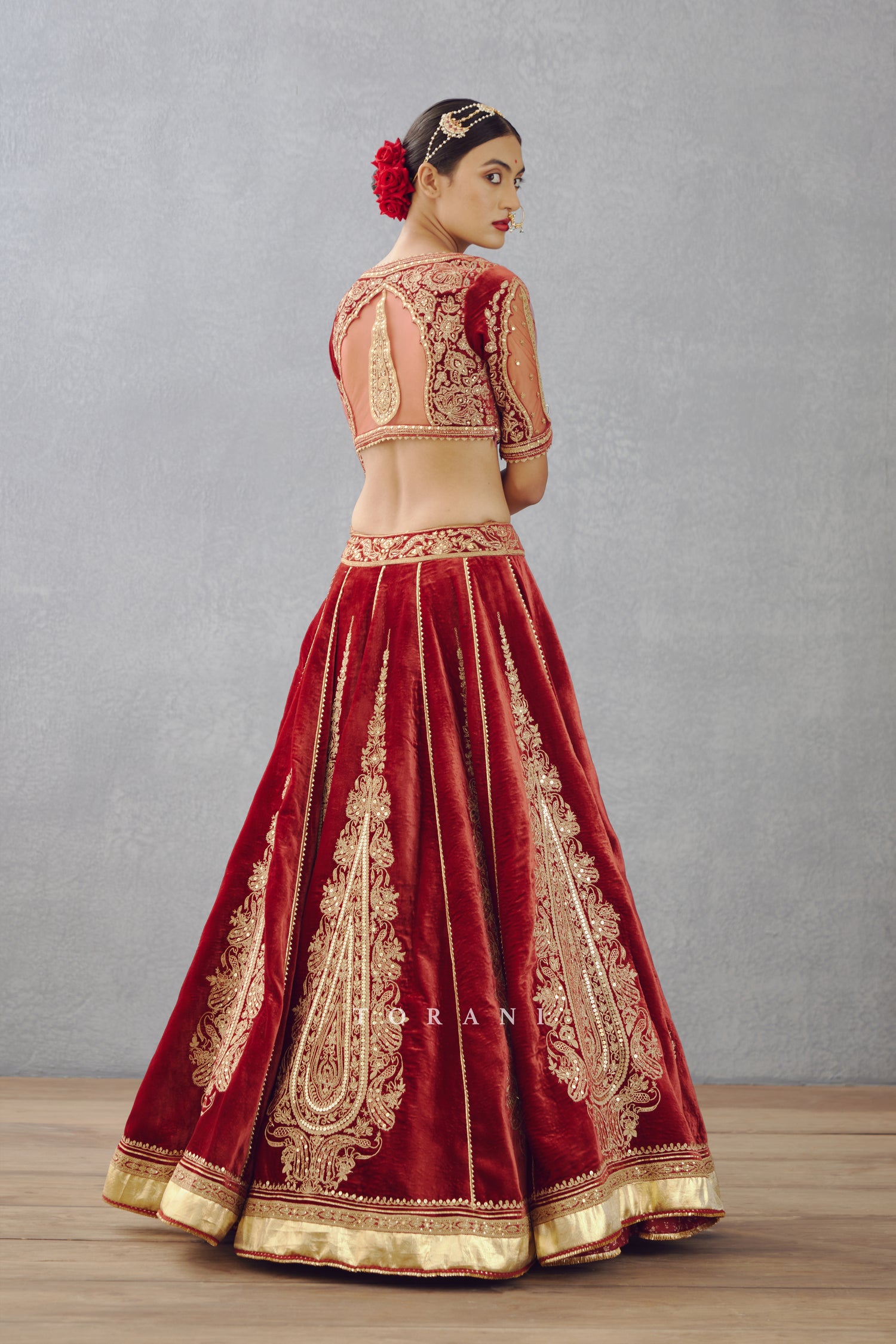 Sindoori Dhwani Lehenga Set